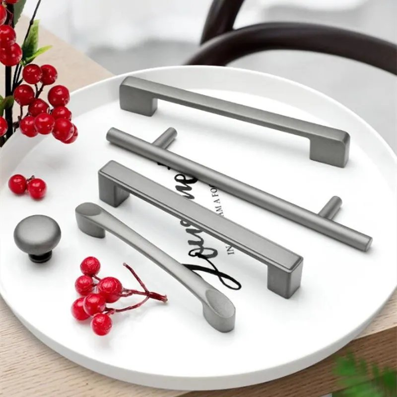 KK & FING современный простой Звездный серый шкаф ручки и из алюминиевого сплава