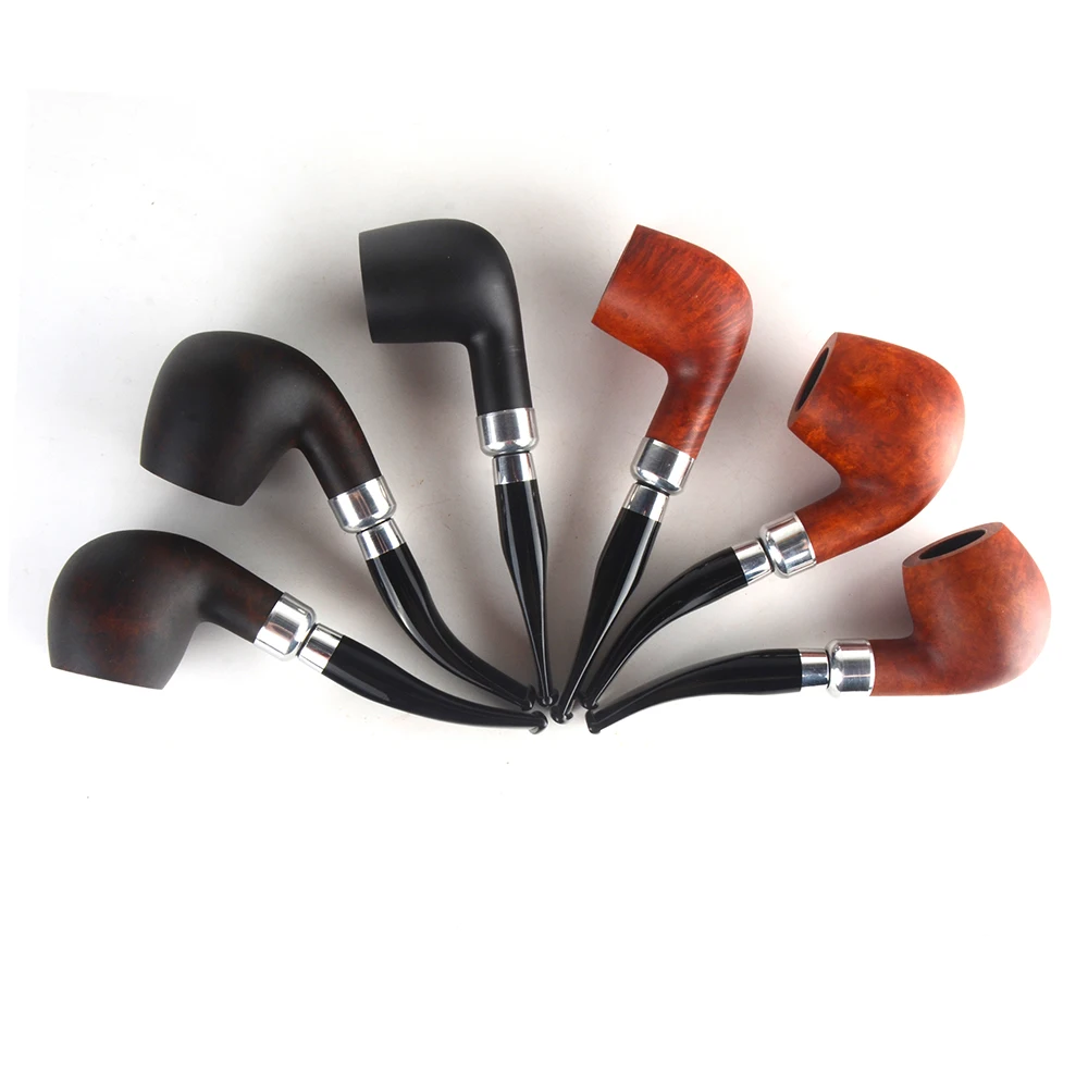 

tobacco smoking Briar pipe smooth finished 9mm filter Olive series pipe shape #ALW special offer free shipping