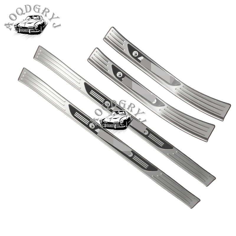 8 шт Аксессуары для автомобилей Добро пожаловать педаль порога прикрытие