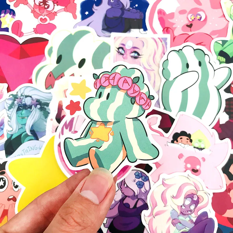 10/50 шт./упак. Steven Universe Pvc Waterproof Cartoon для скрапбукинга альбома чемодана телефона