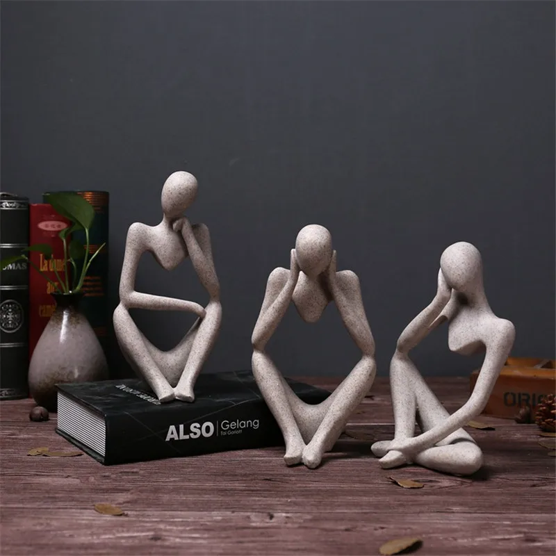 

Creative Home Decorations Living Room Office Bedroom Abstract Figure Decorative Ornaments