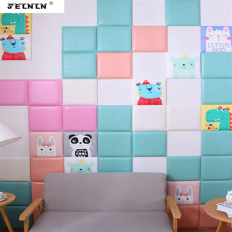 Мозаика обои мультфильм милые спальня теплый детский сад украшение стены