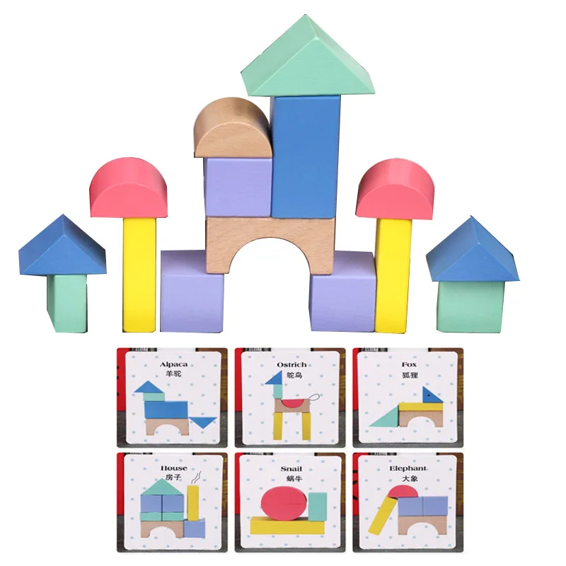 

Montessori Wooden Toys Wooden Rainbow Blocks Wooden Blocks Toys Montessori Parish Loose Parts Stacking Toy Educational Toys