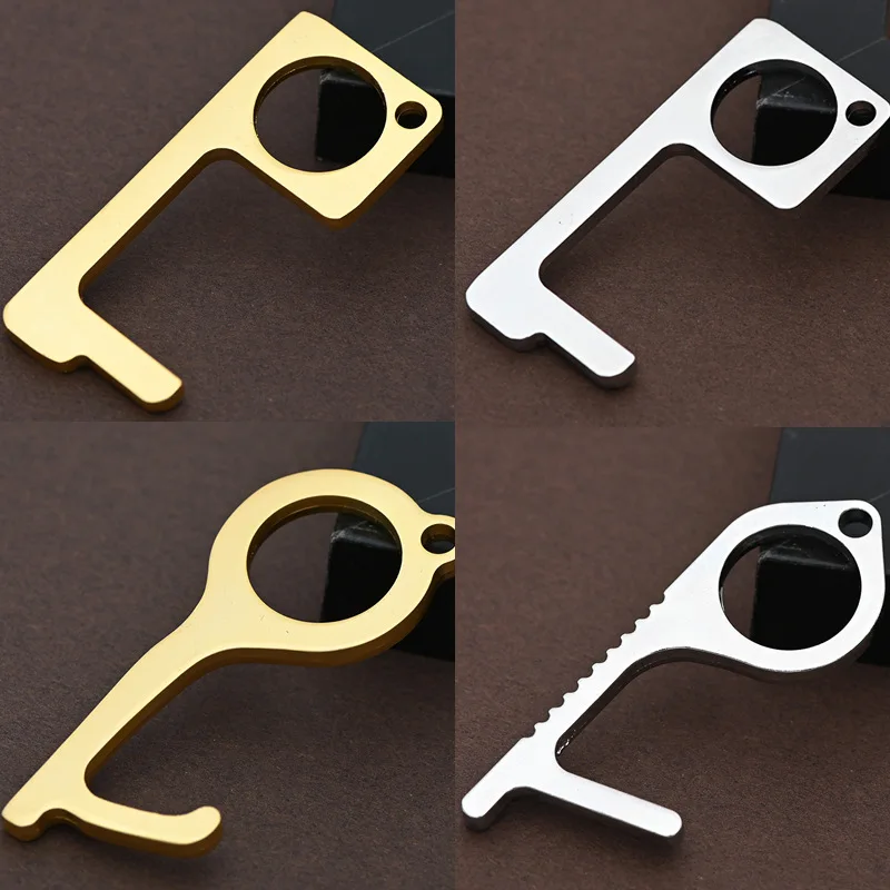 Гигиенический ручной Антибактериальный металлический Открыватель для двери EDC