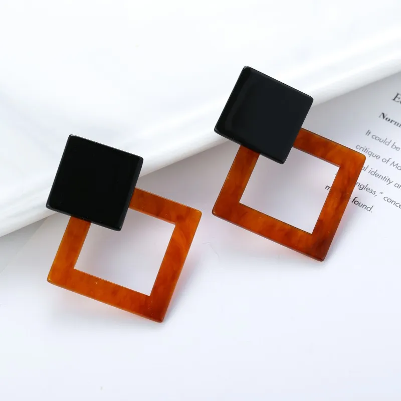 Женские серьги клипсы для ушей без прокола геометрические винтажные клипса