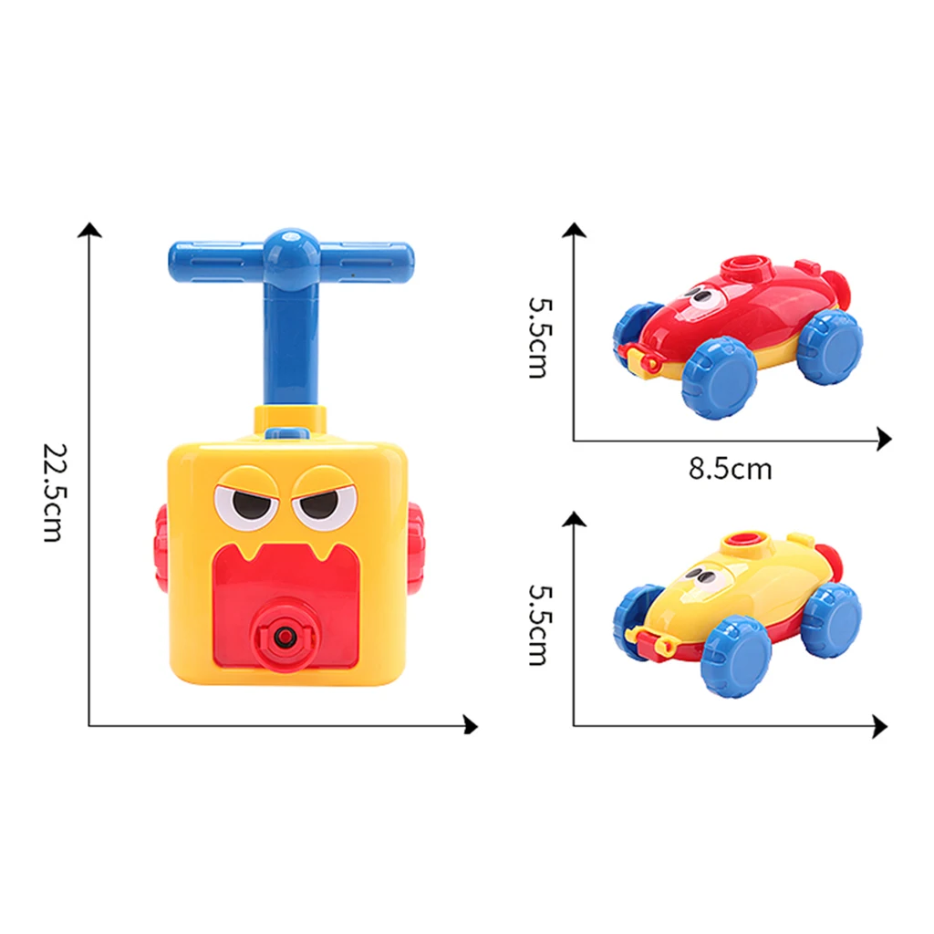 

4Pcs Kids Inertial Power Balloon Car Educational Game Children Learning Toys
