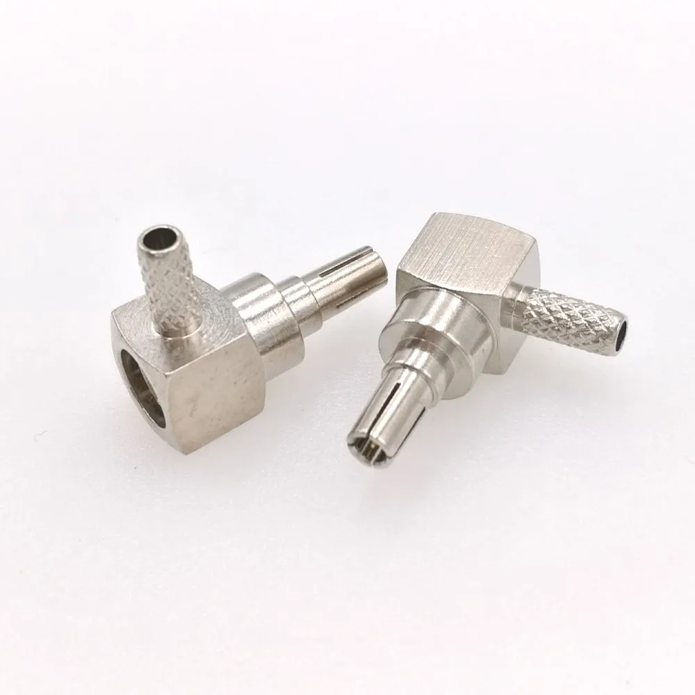 100 шт. CRC9 мужской прямой угол обжима для RG174 RG188 RG316 RF разъем|angle connector|angleconnector |