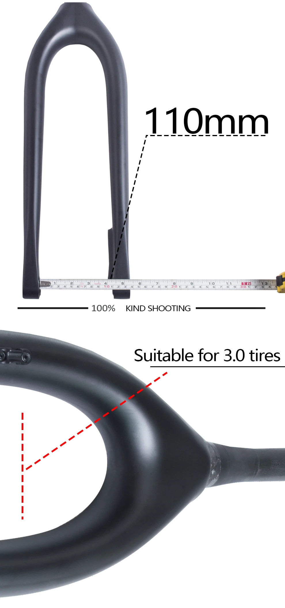 BXT Full Carbon MTB вилка Boost 110*15 мм 29er горный велосипед вилка 2" дюймовые дисковые тормоза Конические 1-1/8 to1-1/2 вилки моста