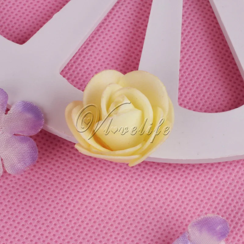 100 шт./пакет PE пена Роза Цветок голова искусственные розы ручной работы DIY