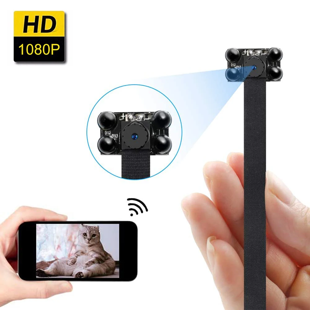 1080P DIY портативная Wi Fi мини камера микро веб Умный дом IP Поддержка удаленного