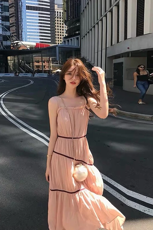 

2021 Fashion Skirt Mori's Suspender Dress Is Kind of Fairy Art Dress of French Minority