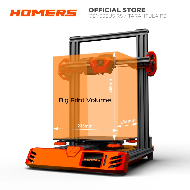 Homers odyssus/TEVO Tarantula RS 3D принтер DIY наборы кровать переменного тока/TMC2208/сенсорный