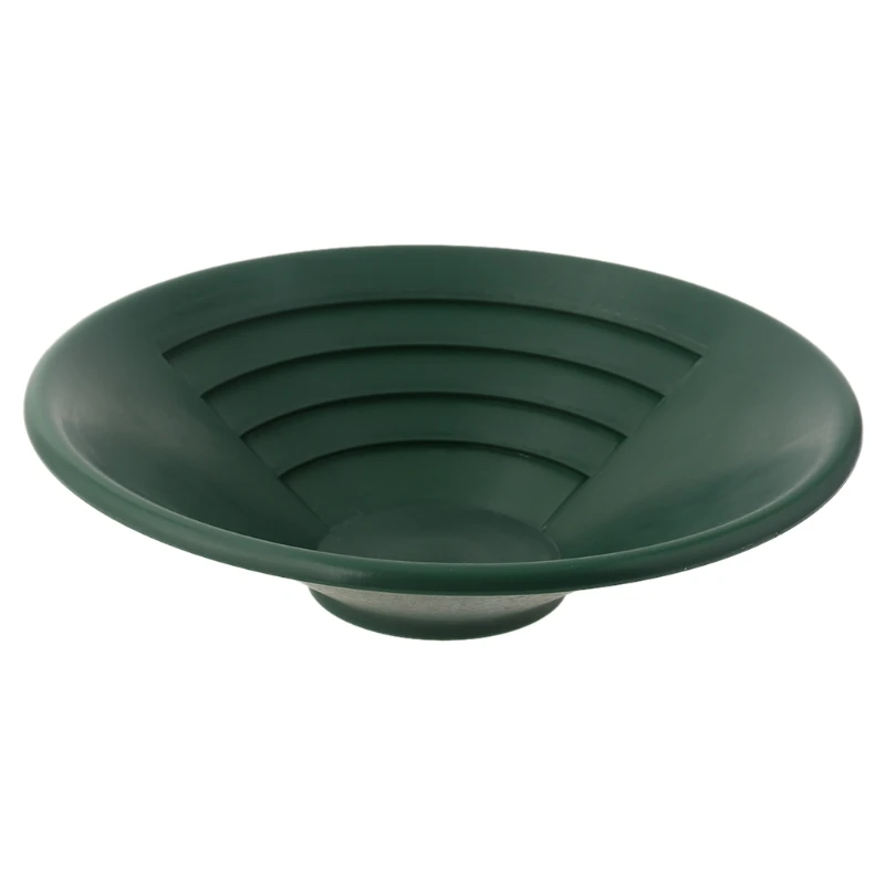 

649A 4 pcs Green Color Gold Pan Mining Pan Kit Used for Outdoor Seiving of Gold