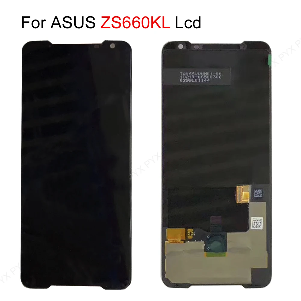 ЖК дисплей AMOLED 6 59 дюйма для ASUS ROG Phone II Phone2 3 PhoneIII ZS660KL сенсорный экран замена