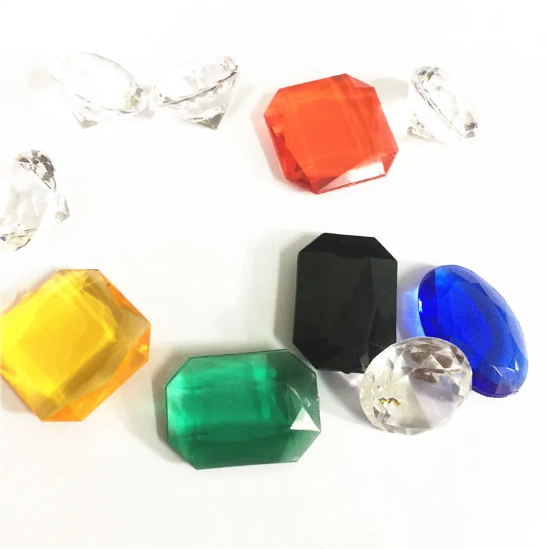 Пешки акриловые пластиковые прямоугольные овальные квадратные в форме ромба 10