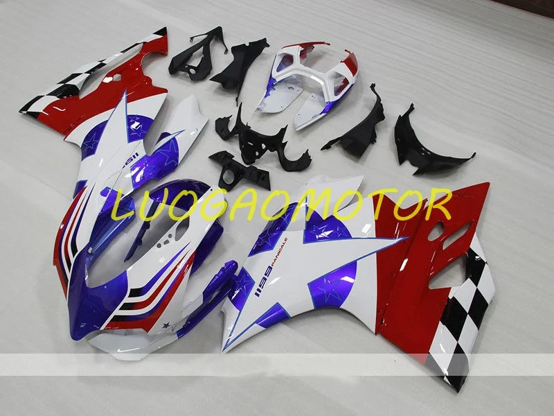 

Injection Bodywork Free Custom Fairing kit for Red White Blue DUCATI 899 1199 Body kits 899S 1199S panigale 2012 2013 2014