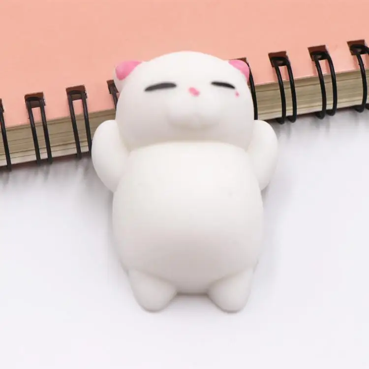 Cute Cartoon Squishy Doll Depression for KIds Cat Mobile Phone Small Animal Squeezing Music Vent Toy | Игрушки и хобби