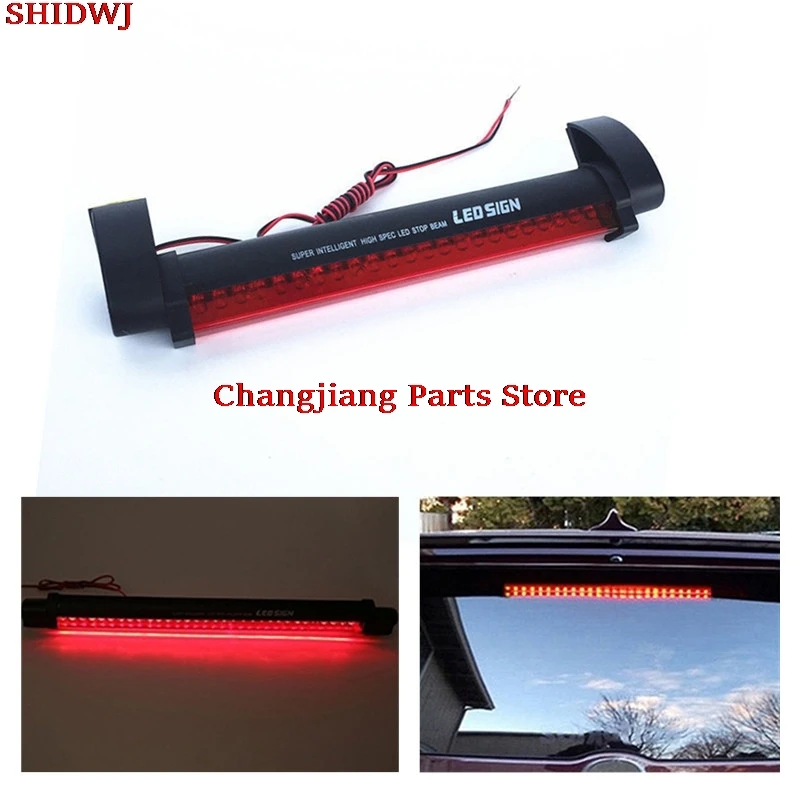 

Car 12V 24 LED High Mount Stop Rear Tail Warning Light Lamp Red Auto Third 3RD brake light parking