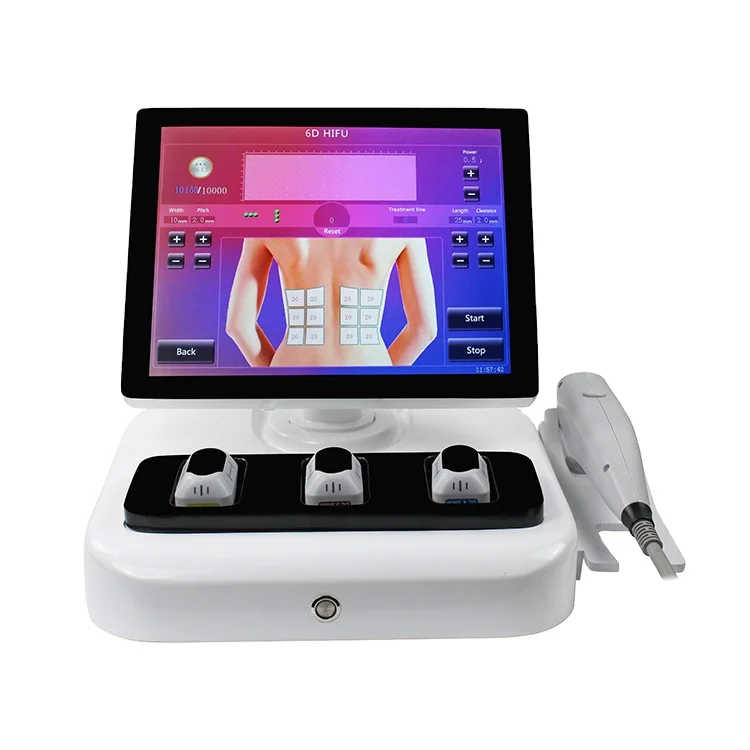 

2021 excellent ce korea hifu 3d 4d 6d 7D 8D 9D face lift 3 cartridges hifu 11 lines hifu varginal wrinkle removal skin care