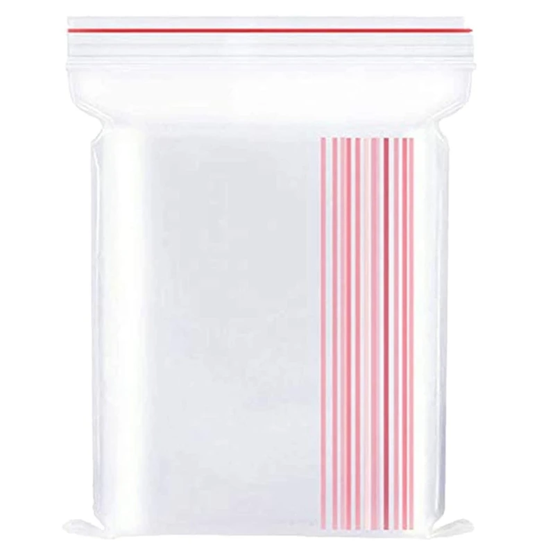 

1000 Grip Seal Bags Resealable Clear Plastic Bags Pouches Thickening Durable Press Seal Bags ( 8 x 12 cm)