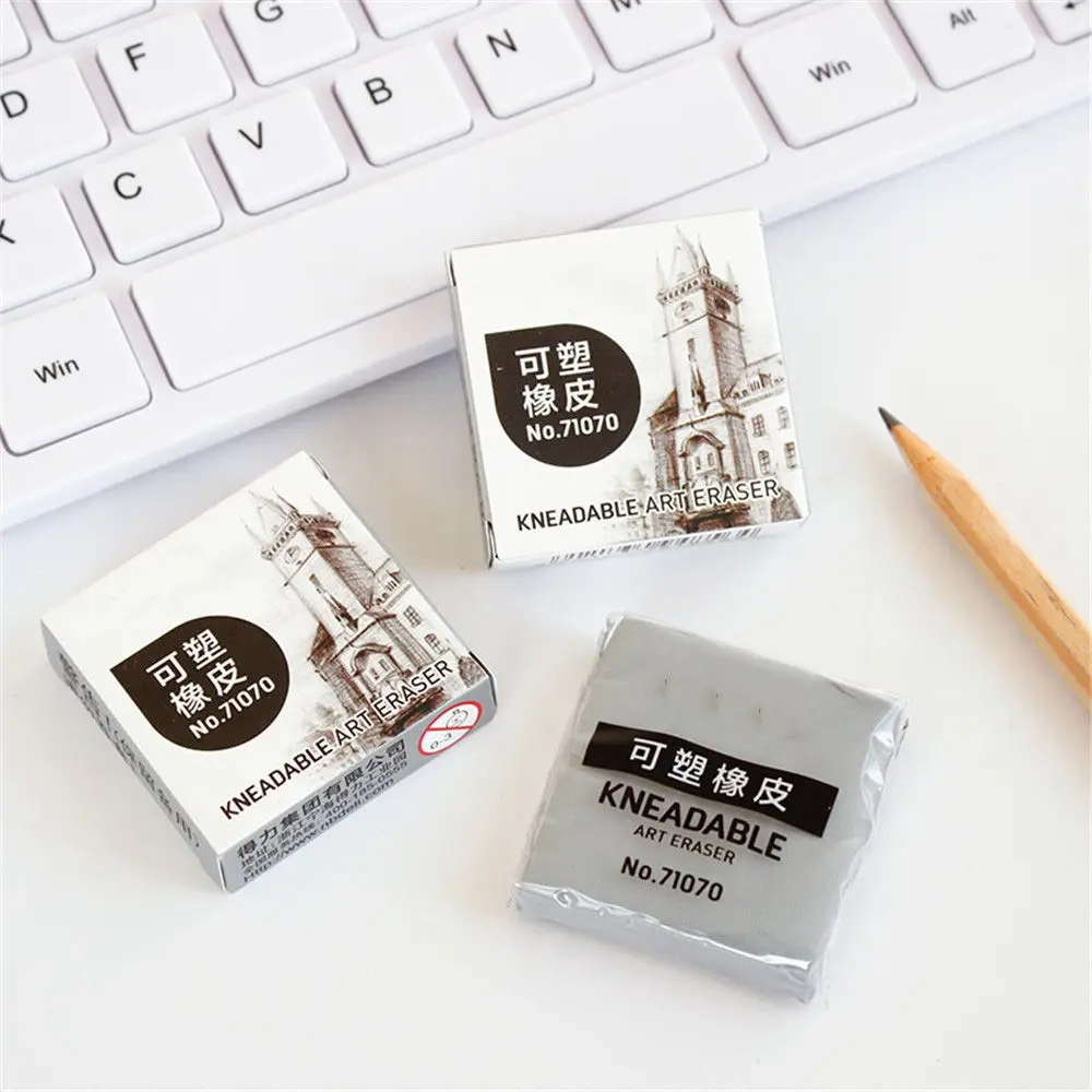

1pc Plasticity Soft Rubber Eraser Drawing Drawing Modification Tools Strong Adhesive Kneadable Cleaning Sketch Art Supplies
