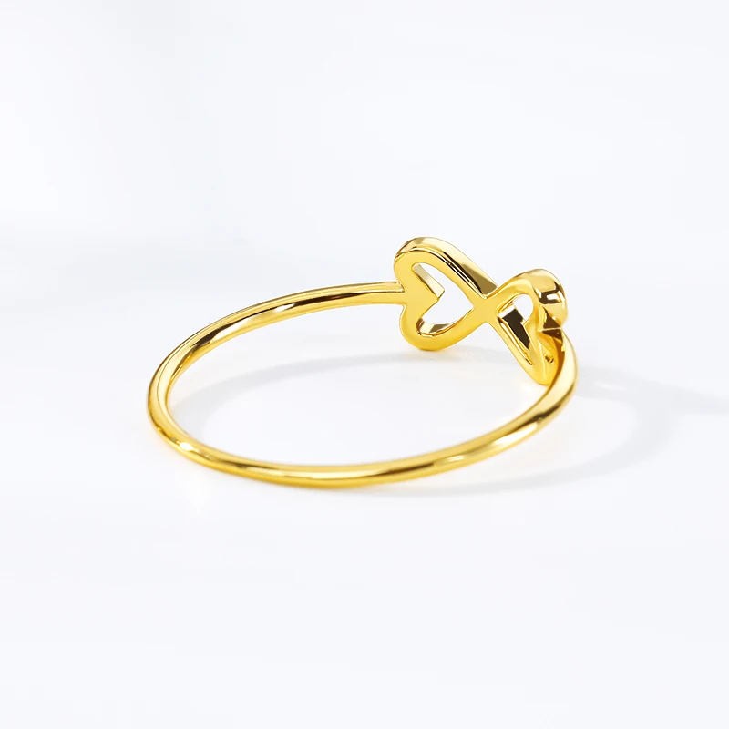 Милое Бесконечное Кольцо из нержавеющей стали модные ювелирные изделия