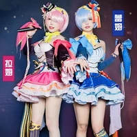 anime re life in a different world from zero cosplay costume rem ram cosplay set halloween cos clothing for women ram rem