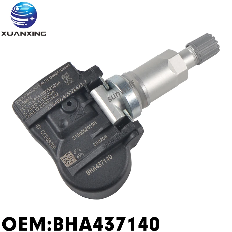 

BHA437140 Tire Pressure Sensor Monitoring System 315Mhz TPMS For Mazda RX8 CX7 CX9 MX5 S180052055A