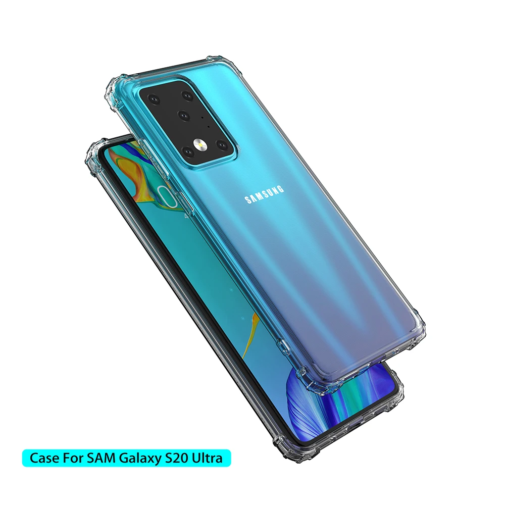 Силиконовый прозрачный чехол из термопластичного полиуретана для телефонов Samsung