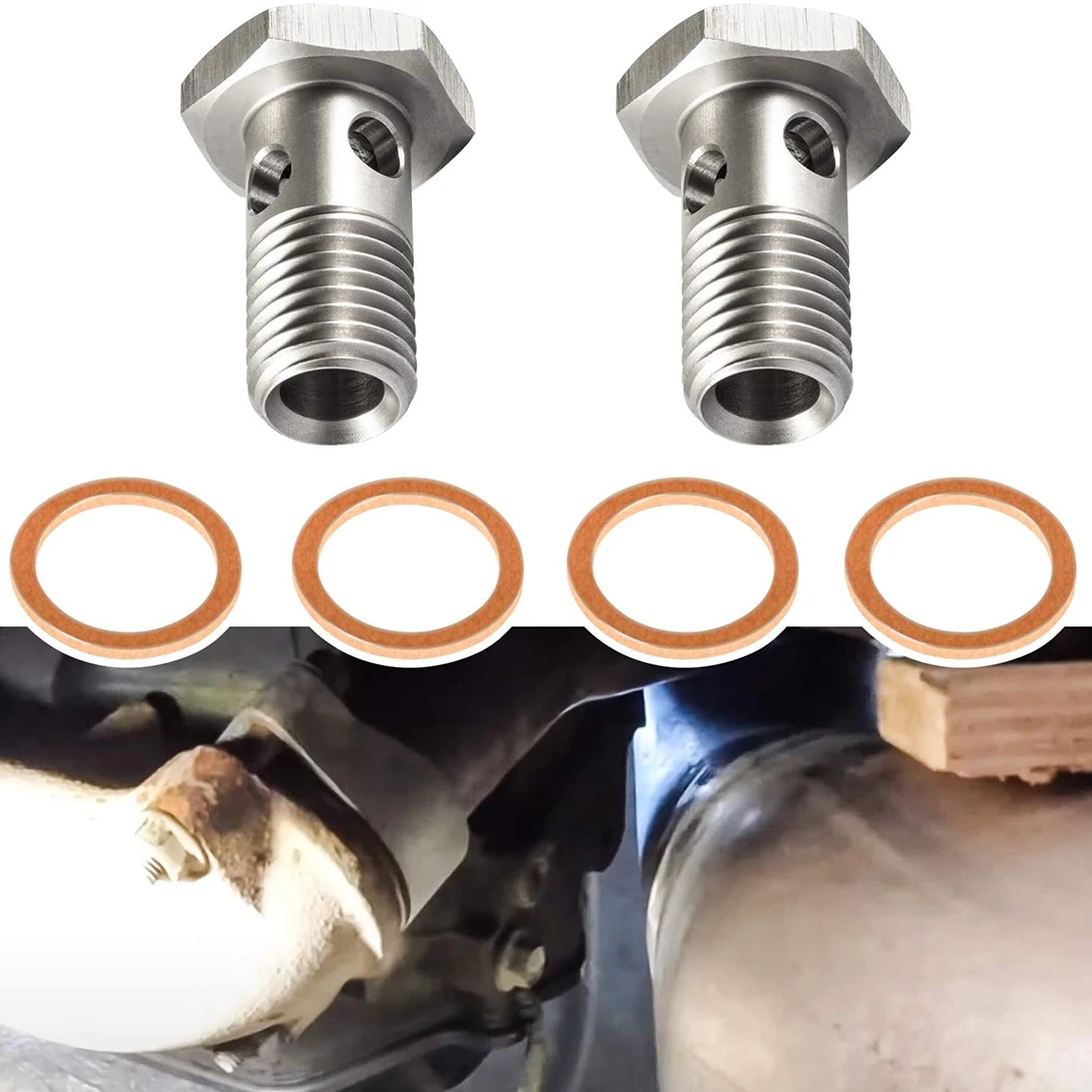 

Diesel Fuel Banjo Bolt Ultra High Flow Upgrade Kit for Ford Powerstroke 6.0/6.4L