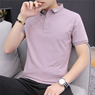 

Summer men's business casual short sleeve t-shirt 3092