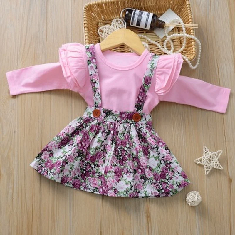 24 цвета новый осенний костюм для маленьких девочек детский треугольный