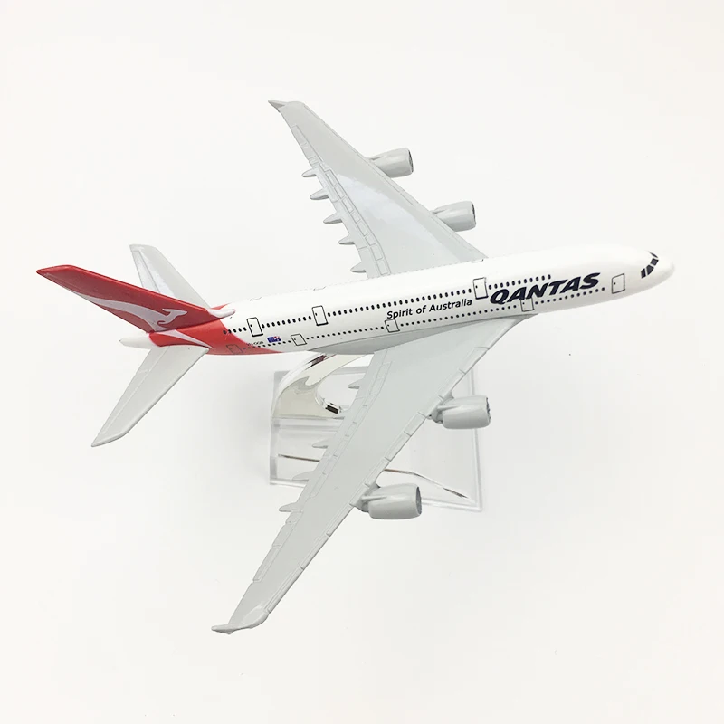 16 см 1/400 Масштаб литья под давлением Airbus Qantas A380 Airways Boeing B747 400 модель самолета