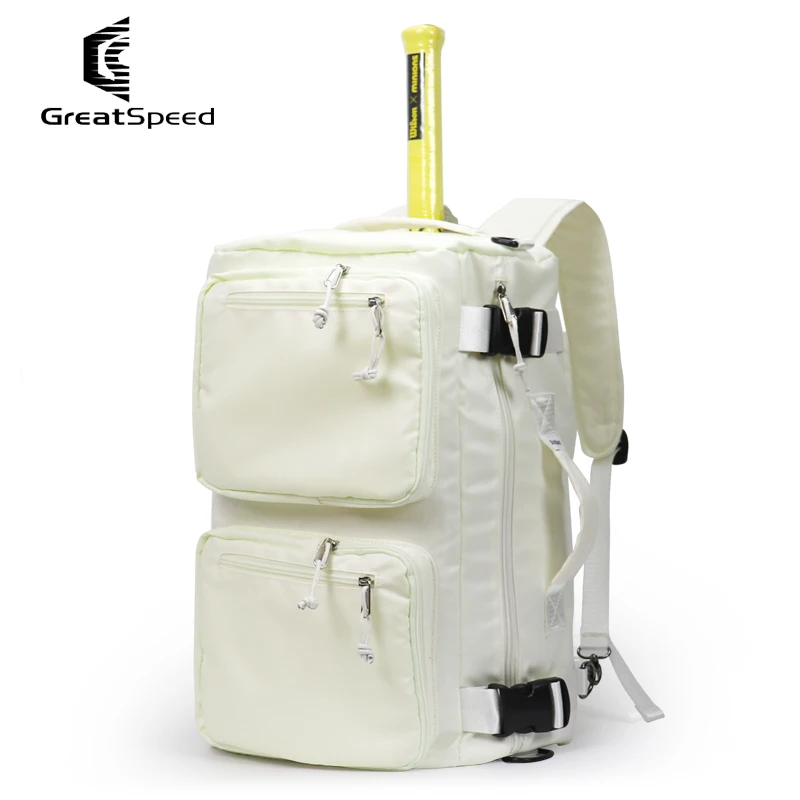 Waterproof Polyester GreatSpeed Tennis Bag Multifunction 3 Uses Squash Racket Backpack Unisex Tenis Shoulder Handbag | Спорт и