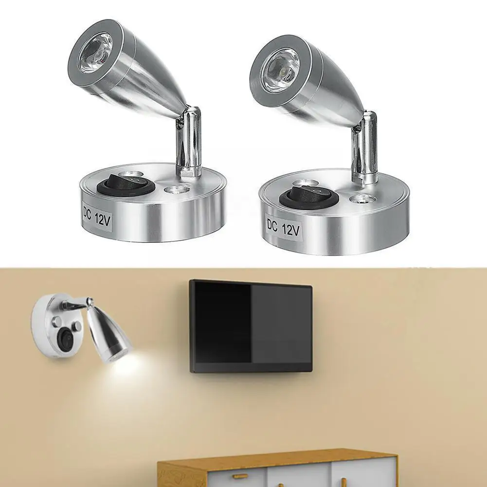 Led With Usb Dimming Rv Reading Light Interface Wall Mounted Lamp Dc12v 24v Boat For Bedroom Interior Moto K3c4 | Автомобили и