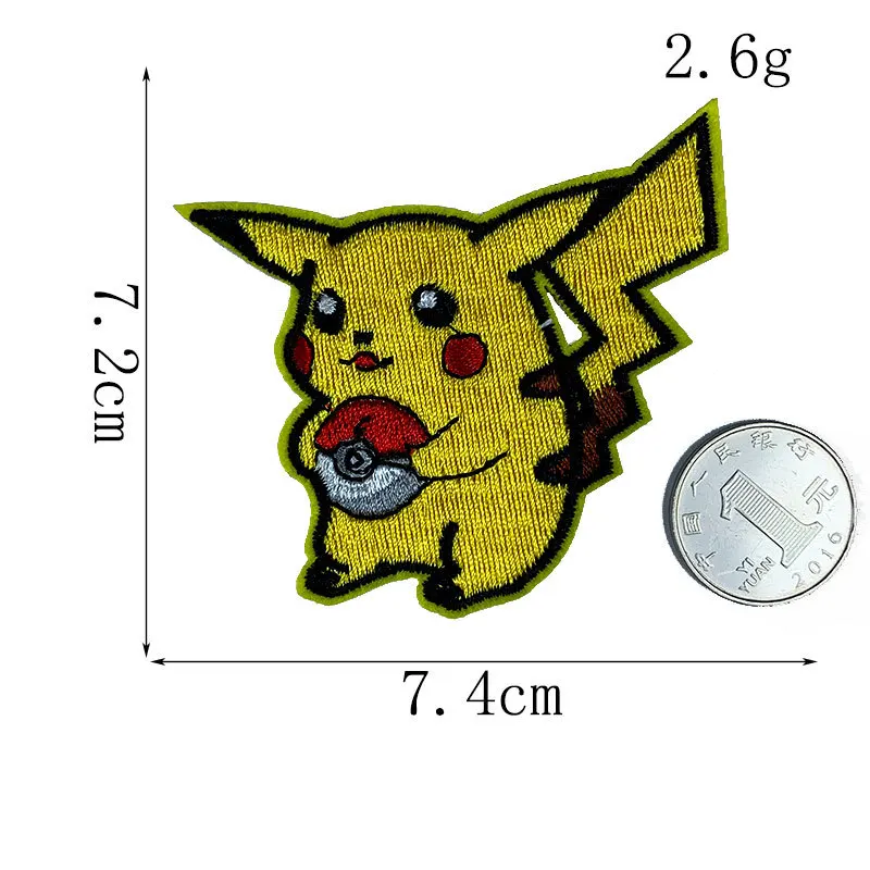 5 шт. нашивки с героями мультфильмов карманные изображением Пикачу кинозвезды