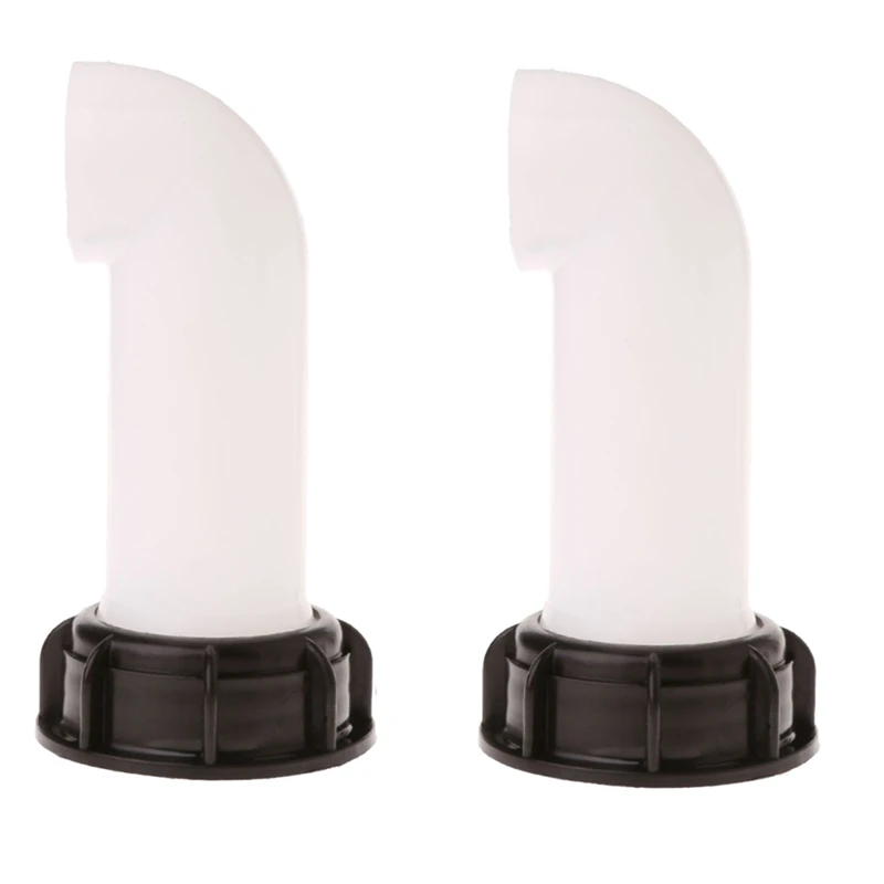 

2Pcs IBC Tote Tank Drain Cover Extension Spout Hose Nozzle Tap Cap Valve Female Thread