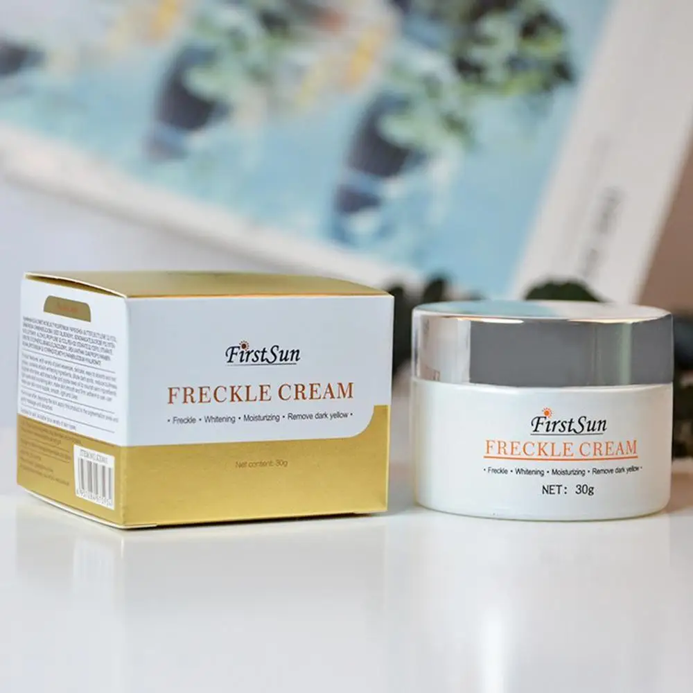 Дневной крем и ночной для лица против веснушек осветляет отбеливание старения