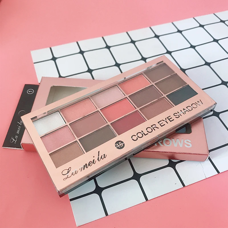 15 Цвет матовые тени для век Палитра теплый Обнаженная матовая макияжный набор