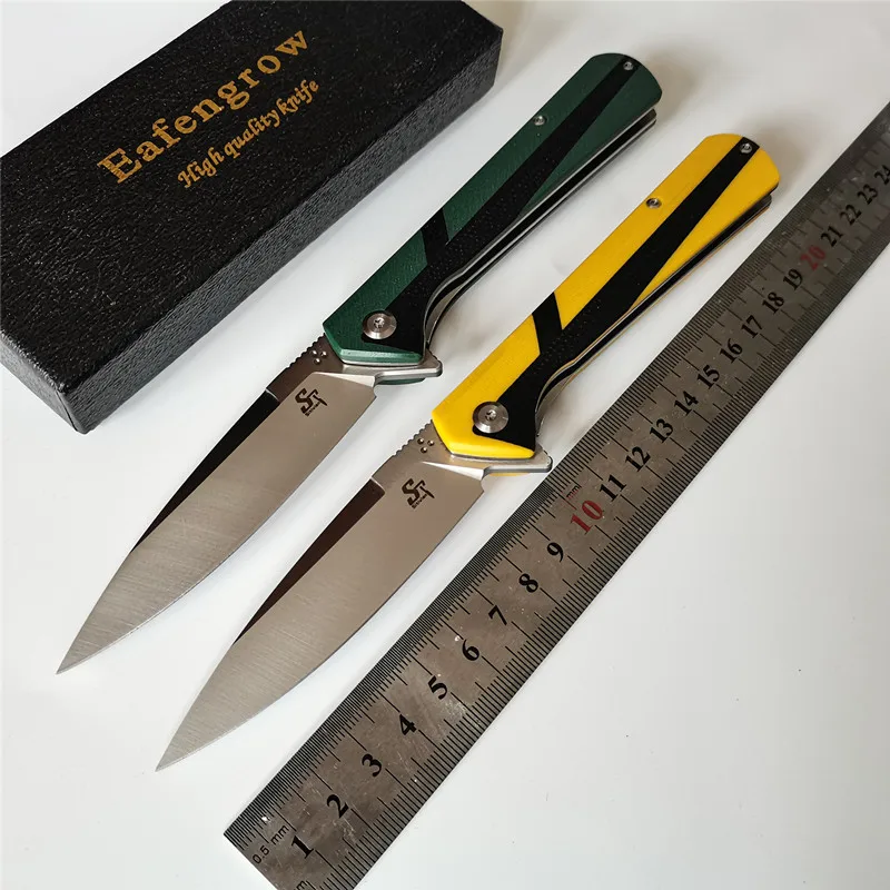 

Eafengrow Sitivien ST123 Folding D2 Blade G10 Pocket Survival Hunting Tactical Outdoor Camping Kitchen New Rescue Gift EDC Knife