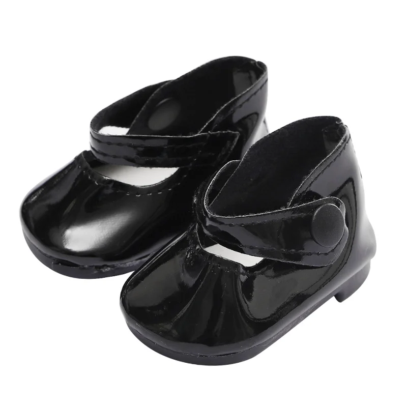 

Cute Doll Shoes 7cm High-quality Bow Cartoon Skull Pattern Mini Shoes for 18 Inch American and Baby New Bron Dolls Toy 1/3 BJD
