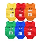 Коллекция 2022 года, летнее боди для новорожденных мальчиков хлопковый Забавный купальный костюм без рукавов костюм для маленьких девочек одежда для малышей возрастом до 2 лет