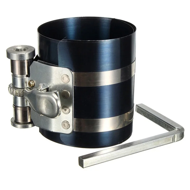 

53-125mm 3" Car Engine Piston Ring Compressor Tool Installer Band Ratcheting