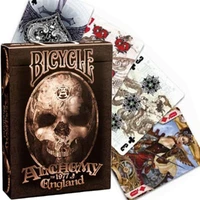 bicycle alchemy 1977 england playing cards deck gothic fantasy art poker magic card games magic tricks props for magician