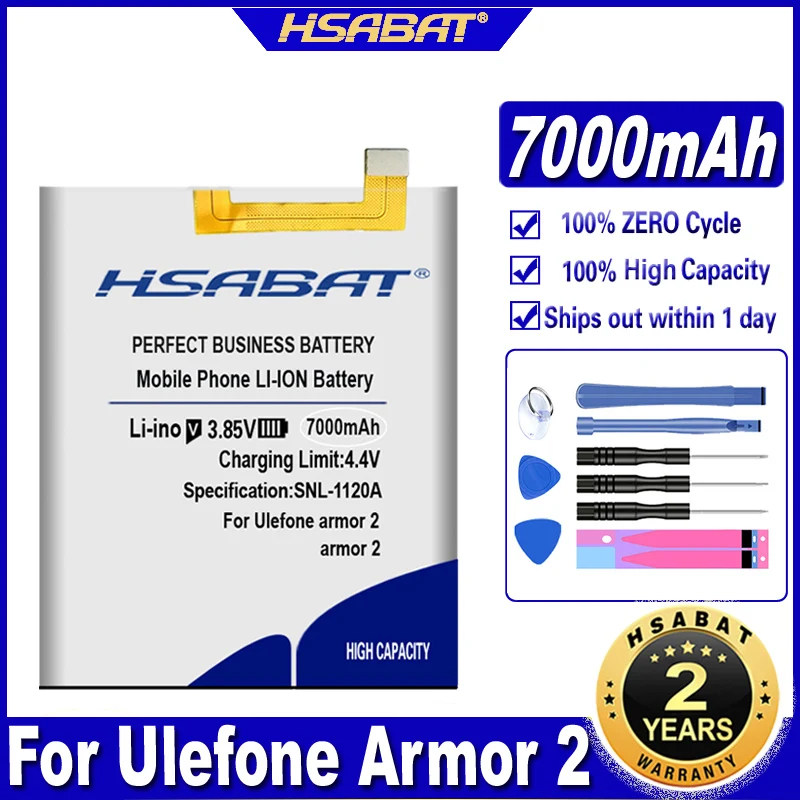 Аккумулятор HSABAT для Ulefone Armor 2 3 5 3T 3W 6 6E 6S 7 7E 8 9 9E 11 X X8 X6 10 X2 X3 X5 X7 Pro | Мобильные