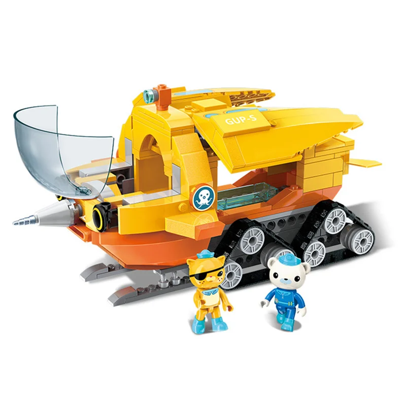 3704 Octonauts Собранный автомобиль фигурка игрушки Barnacels Kwazii песо Пингвин Dashi Inkling модель игрушки для детей подарок - Цвет: 3704