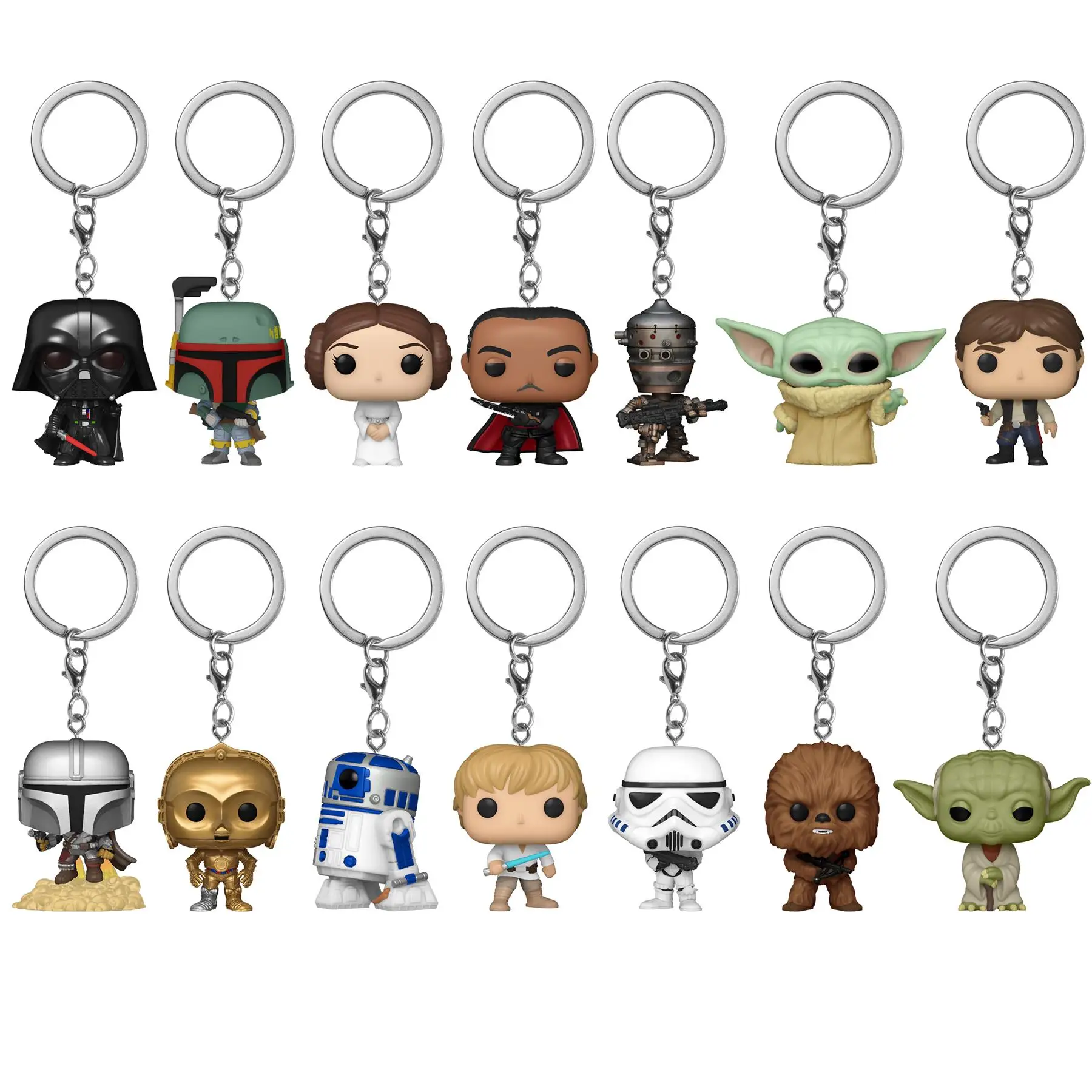 Новый FUNKO Звездные войны Скайуокер люк Чубакка искусственный робот мандалор Боба