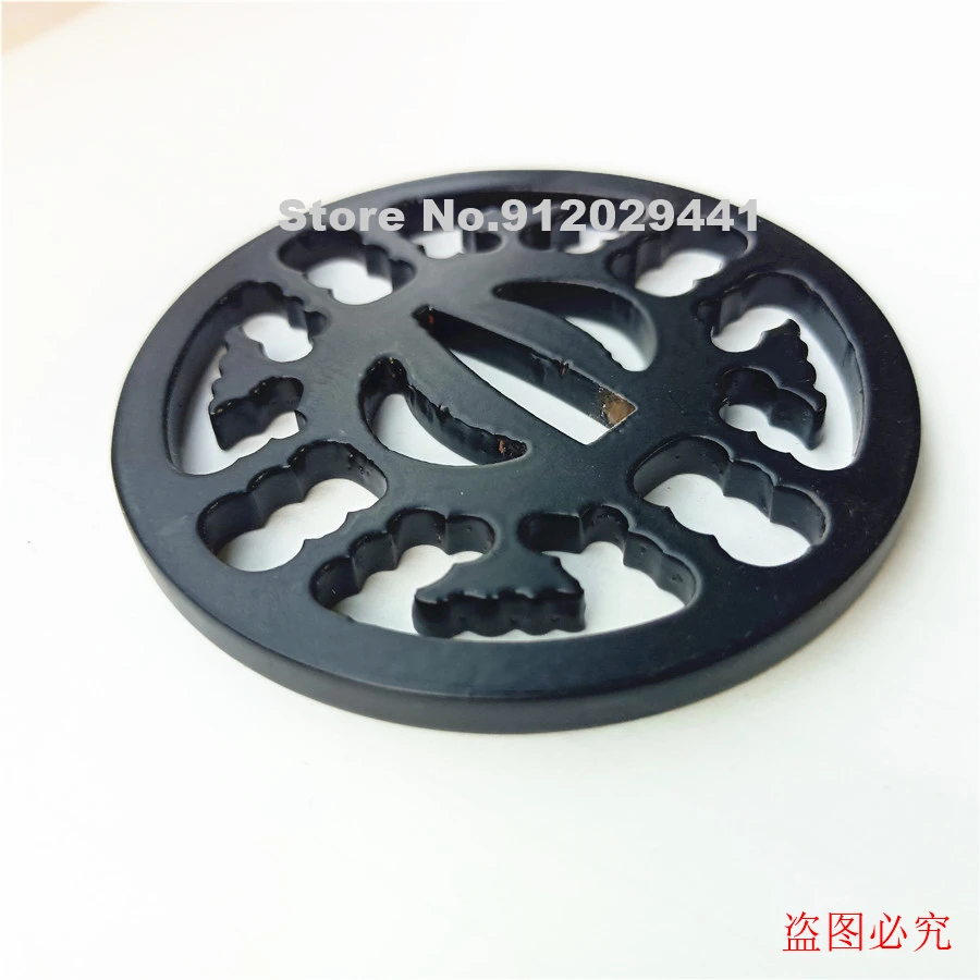 Хороший Сильный гладить Сталь Tsuba для японский самурайский меч катана