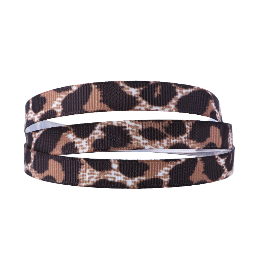 Аксессуары от Давида 3/8 &quot(9 мм) лента в полоску горошек с цветочным принтом