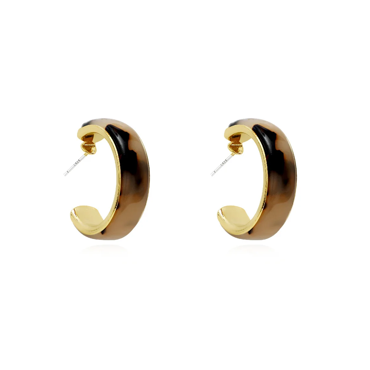 

leopard Hoop Earrings for Women Girls Gold Color Big Small Round Circle Geometric Earrings Gift Vintage Hoops Fashion Jewelry